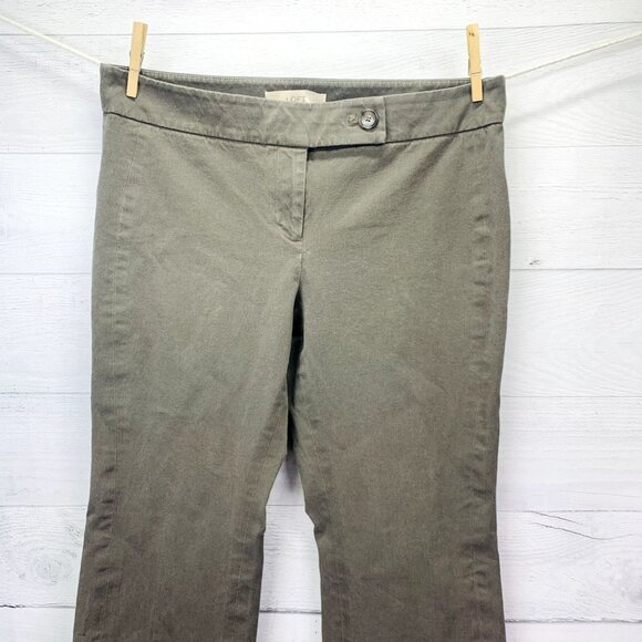 Ann Taylor LOFT Womens Marisa Fit Career Pants Stretch Bootcut Brown Size 10 - Picture 5 of 12